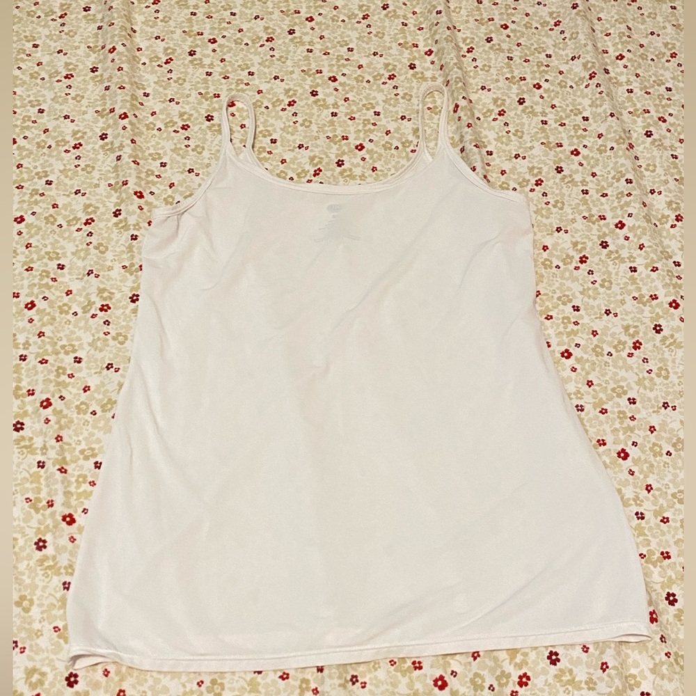 white tank top